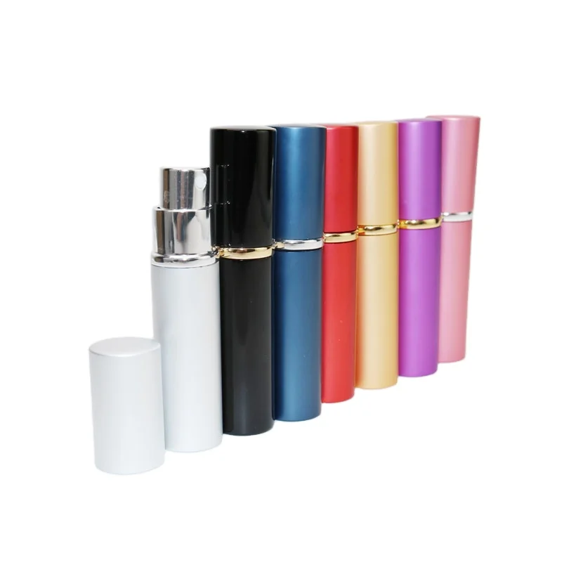 Travel Mini Aluminum Refillable Perfume Atomizer Refill Spray Bottle 5ml 8ml 10ml