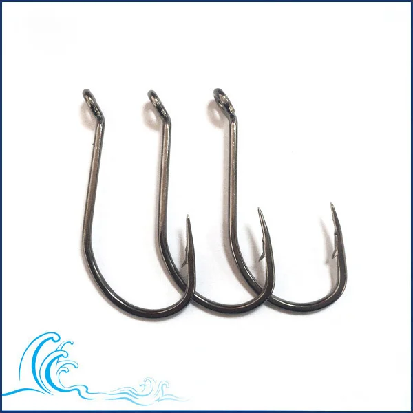 TOPIND 92554 Stainless Steel Long Shank Fishing Hooks Octopus Fishing Hook for Saltwater Freshwater