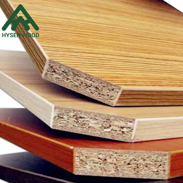 Hysen wholesale hot sale Double Sided Decoration waterproof matte finish uv melamine chipboard laminate board