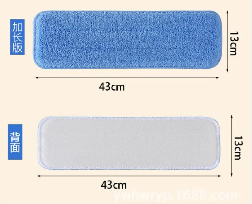 Hot sale Microfiber Mop Replacement cloth Heads Refills for adhesive Mops mopa Reusable Flat mop Floor Care System customized