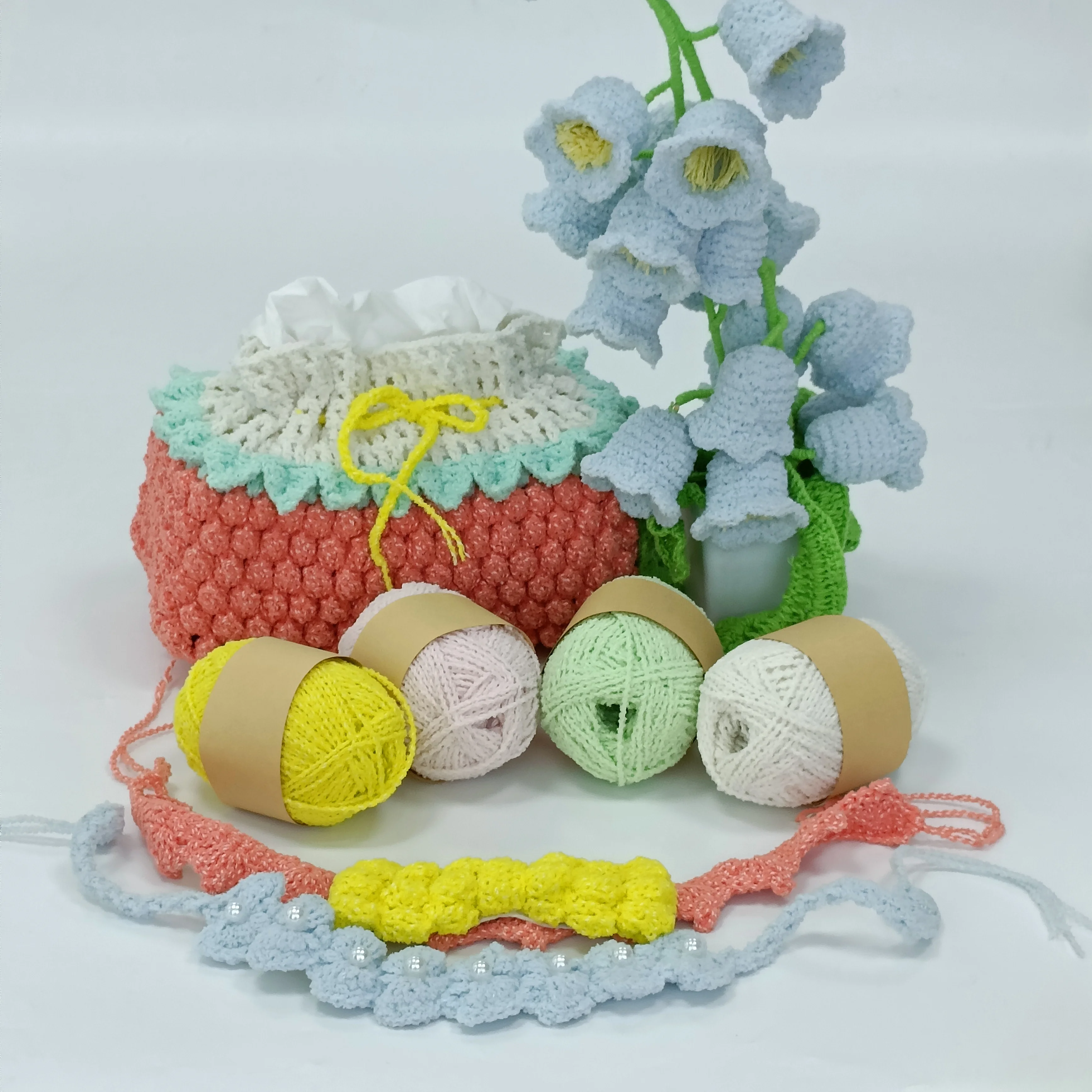 Glow in the dark crafts crochet yarn luminous chenille hand woven crochet yarn for crochet pattern amigurumi christmas reindeer