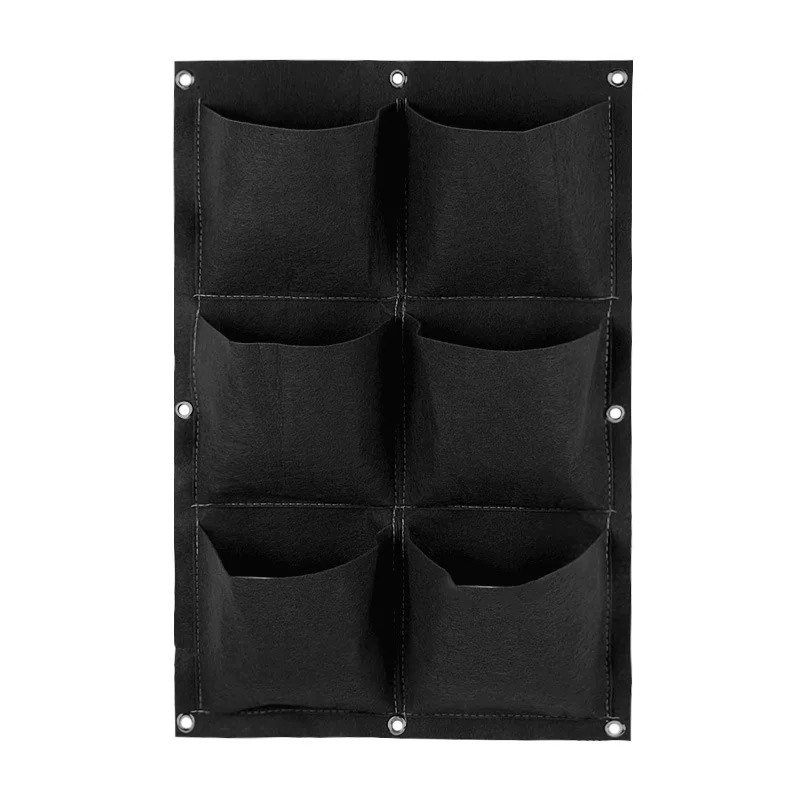 Hanging Garden Green Planter Grow Bag Eco Friendly Material Vertical Garden Felt Planters Pockets Grow Bags