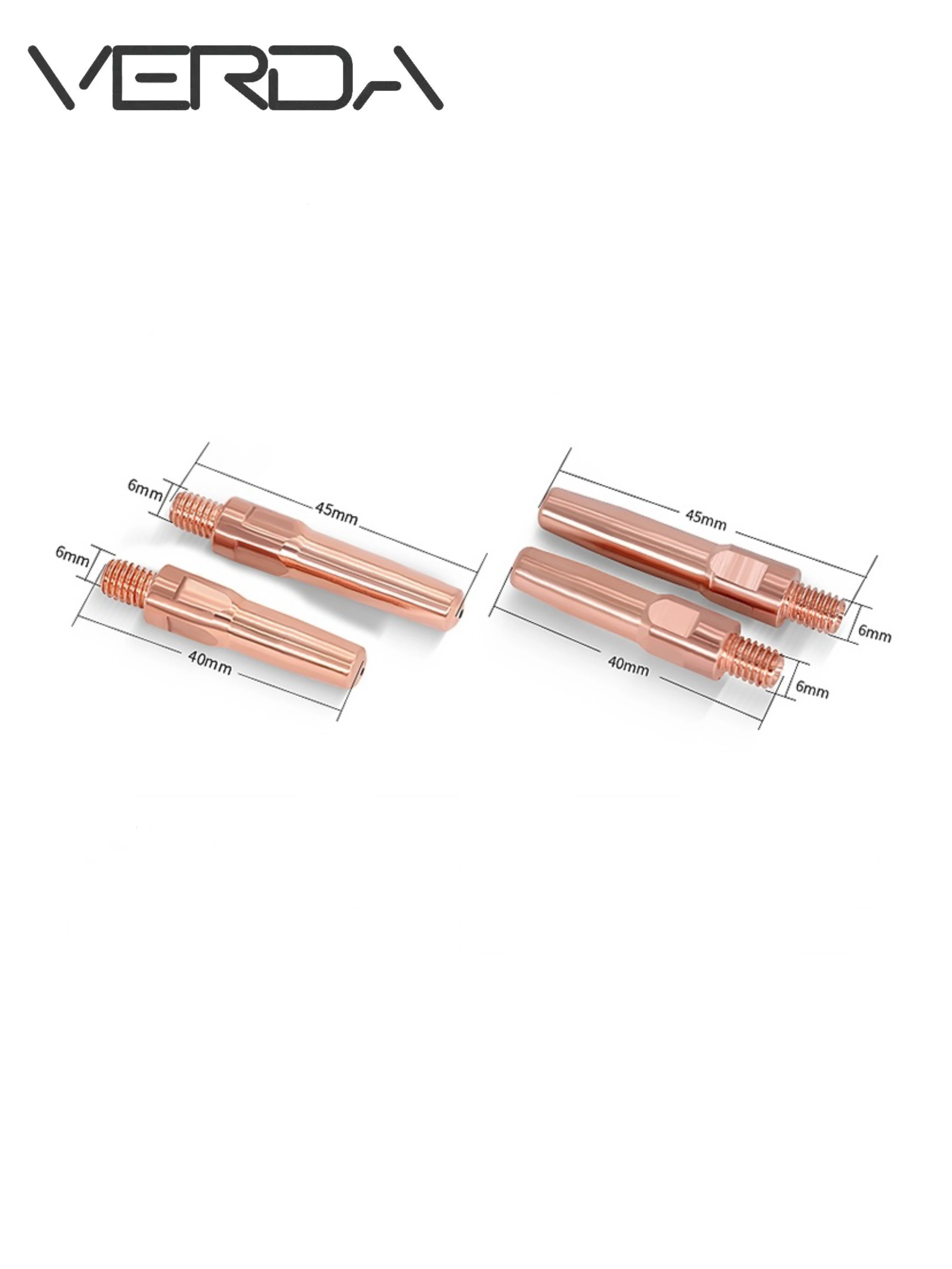 350A/500A 45mm Contact Tip China Factory Wholesale  Welding Torch Contact Tip For Welding