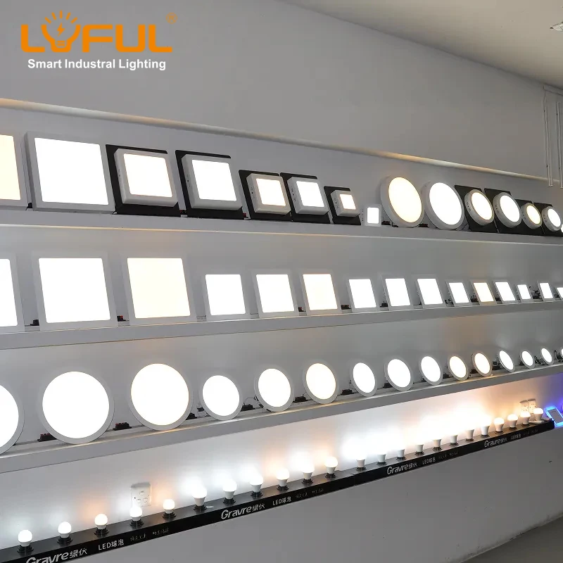 Indoor ceiling lamp ultra-slim aluminum AC220V 18W 24W recessed led panel light