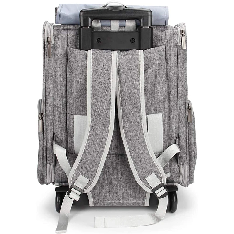 Airline Approved Portable Puppies Travel Bag Trolley Pet Dog Cat Rolling Carrier Backpack
