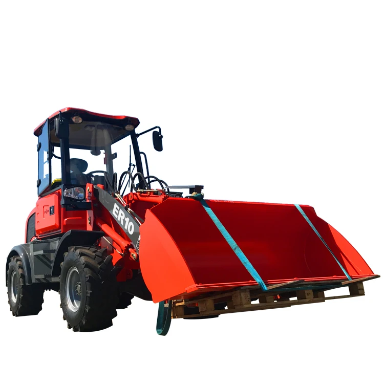 China High quality Everun ER10 1.0ton Small Front End Wheel Loader with EPA4 Engine wheel loader mini