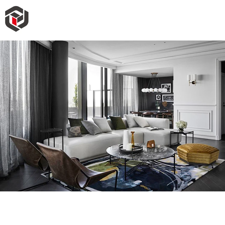China famous factory oem custom modern design sofa set living room furniture for dubai market