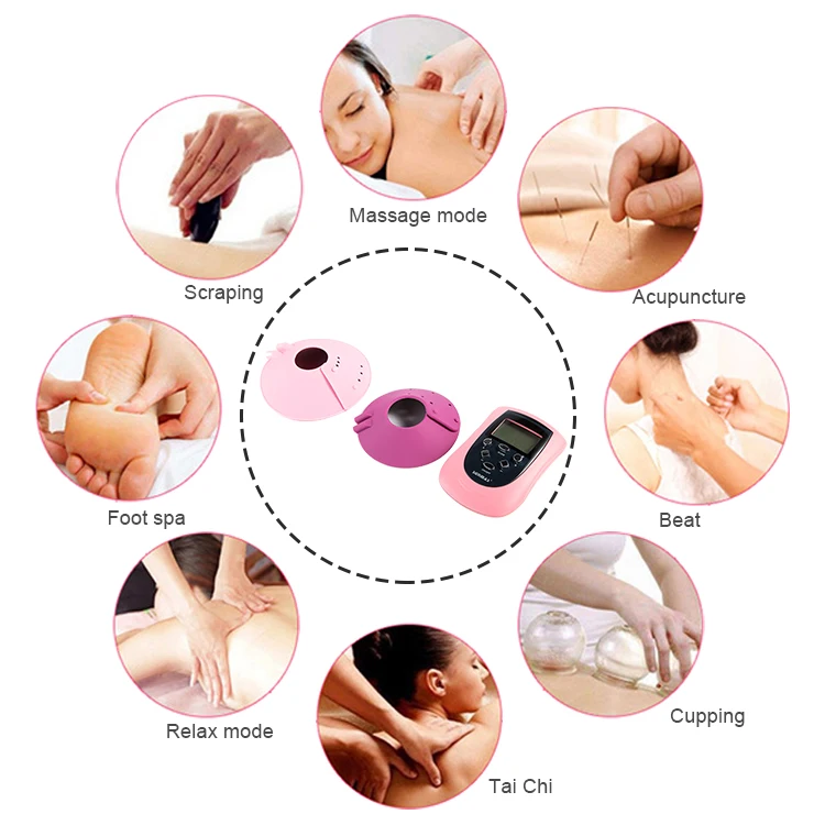  Adhesive Electric Breast Massage Pad Chest Bra Vibration Enlargem Massager