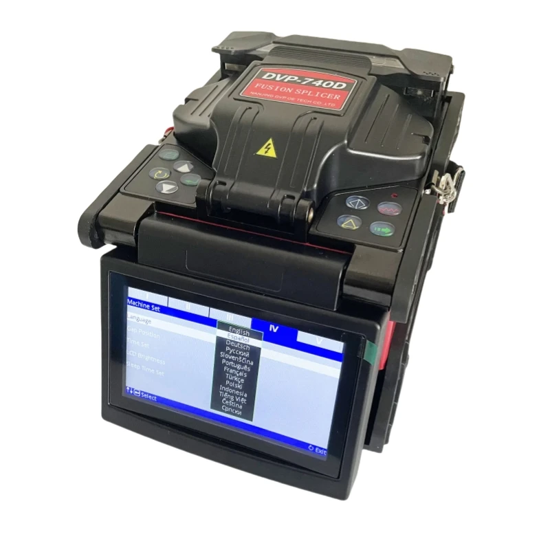 Небольшой сварочный аппарат Ftth для оптоволоконной сварки Dvp 740D Fusion Splicing Machine