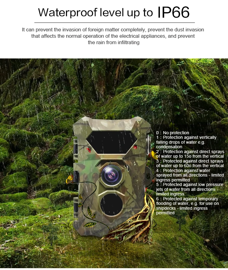 Новейшая фотоловушка с дальностью обнаружения 25 м, инфракрасные охотничьи камеры ночного видения для наблюдения за дикой природой