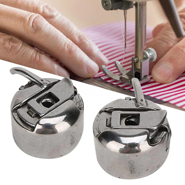 Metal Household Sewing Machine Accessories  Silver Machines Reverse   Bobbin Case for Singer Sewing Machine