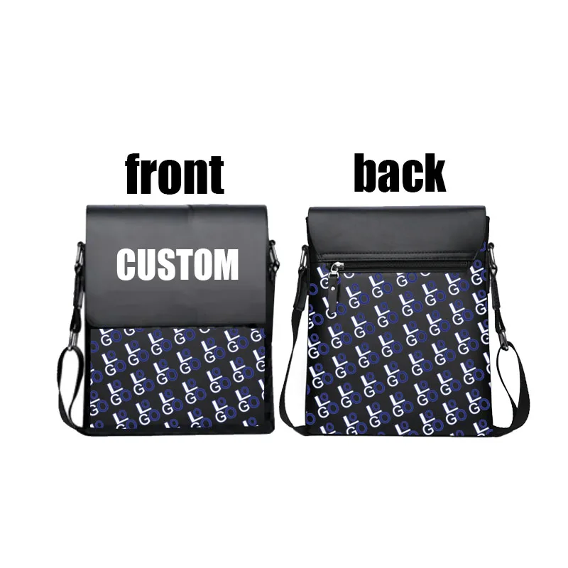 BSCI custom luxury pu men cross bag mensageiro homens messenger bag for men real leather crossbody sling shoulder bag for men