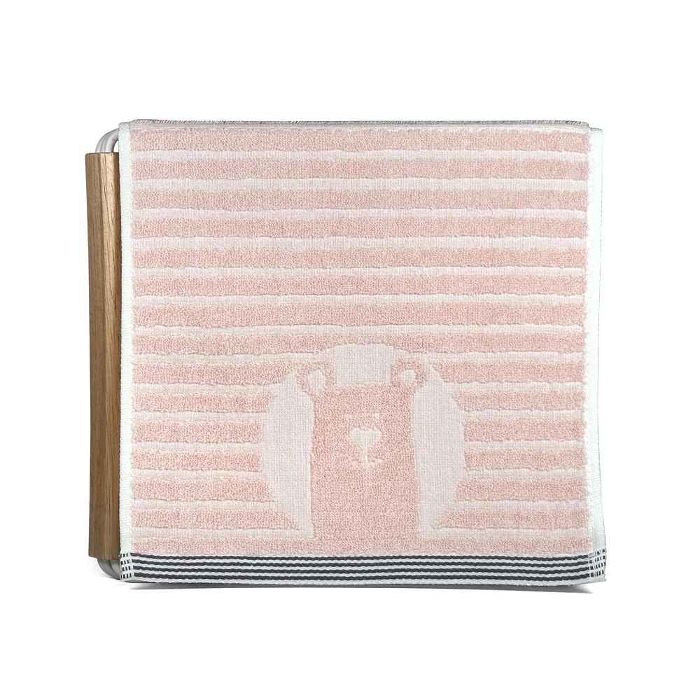 Cute Bear Jacquard Kid Face Towel Cotton/Regenerated Cellulose Fiber Terry Towel