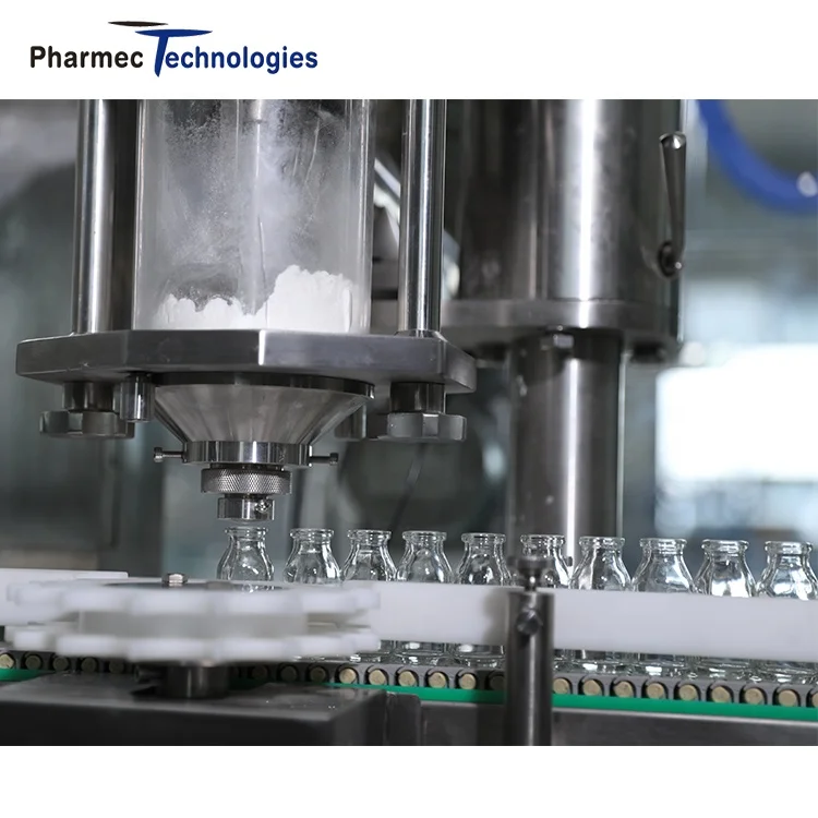 Pharmaceutical Automatic Sterile Powder Vial Filling and Capping Machine