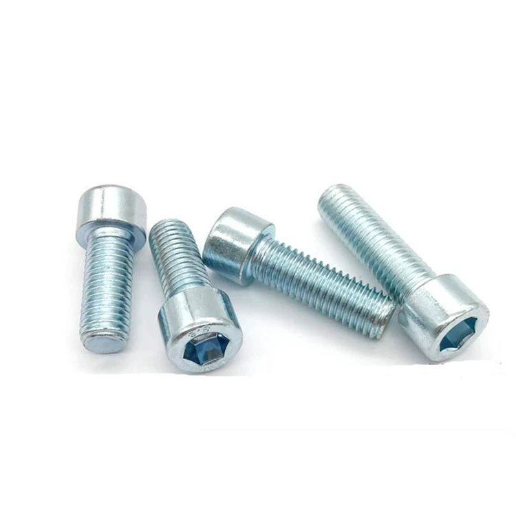 M3 M4 M5 M6 M8 M10 M12 DIN 912  Grade 8.8 Full Thread Zinc Plated Galvanised Hex Socket Cap Head Screw Allen Bolt