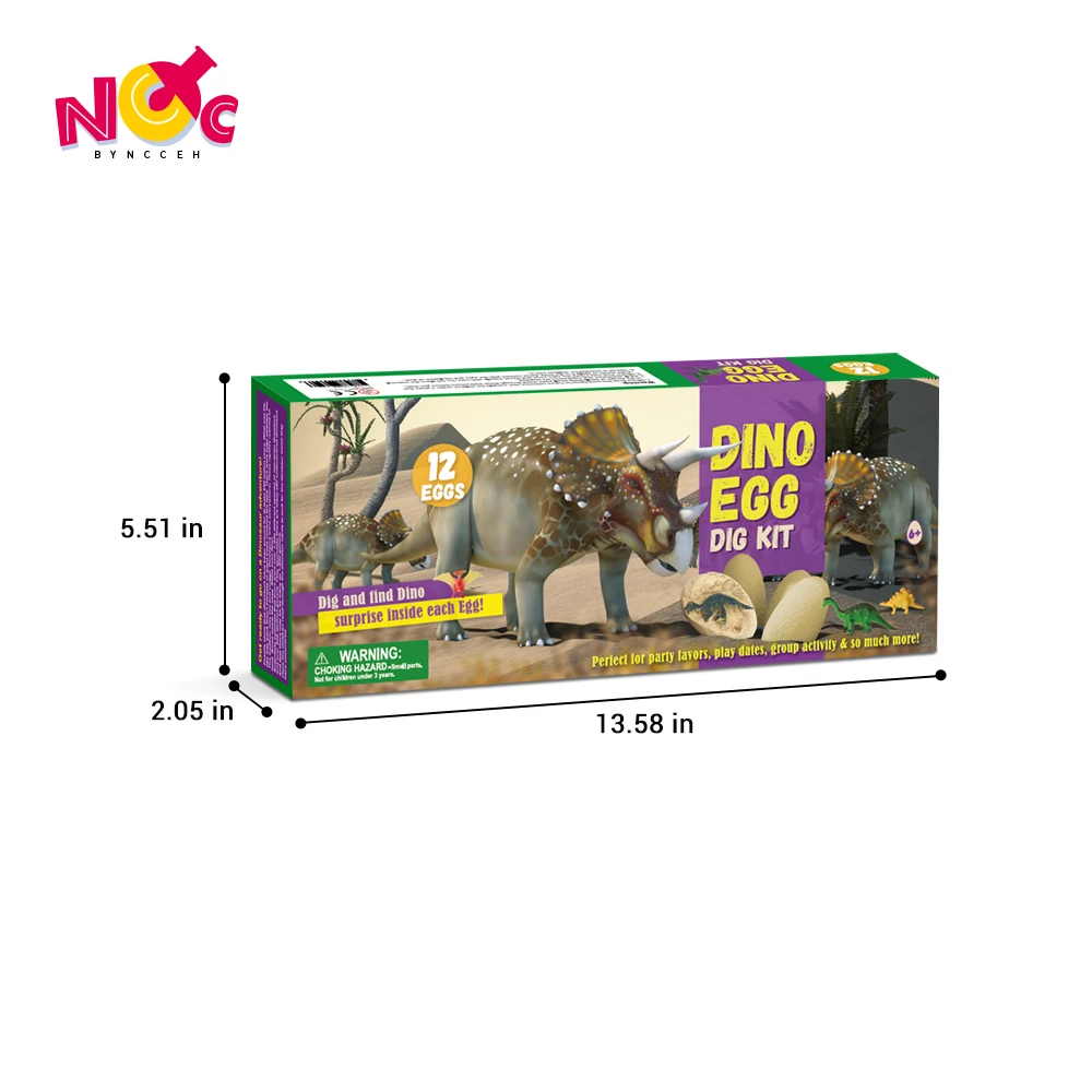 CPC excavation kit mini unique dinosaur egg children educational toys dino fossil archaeology toy dinosaur egg dig kit kids gift