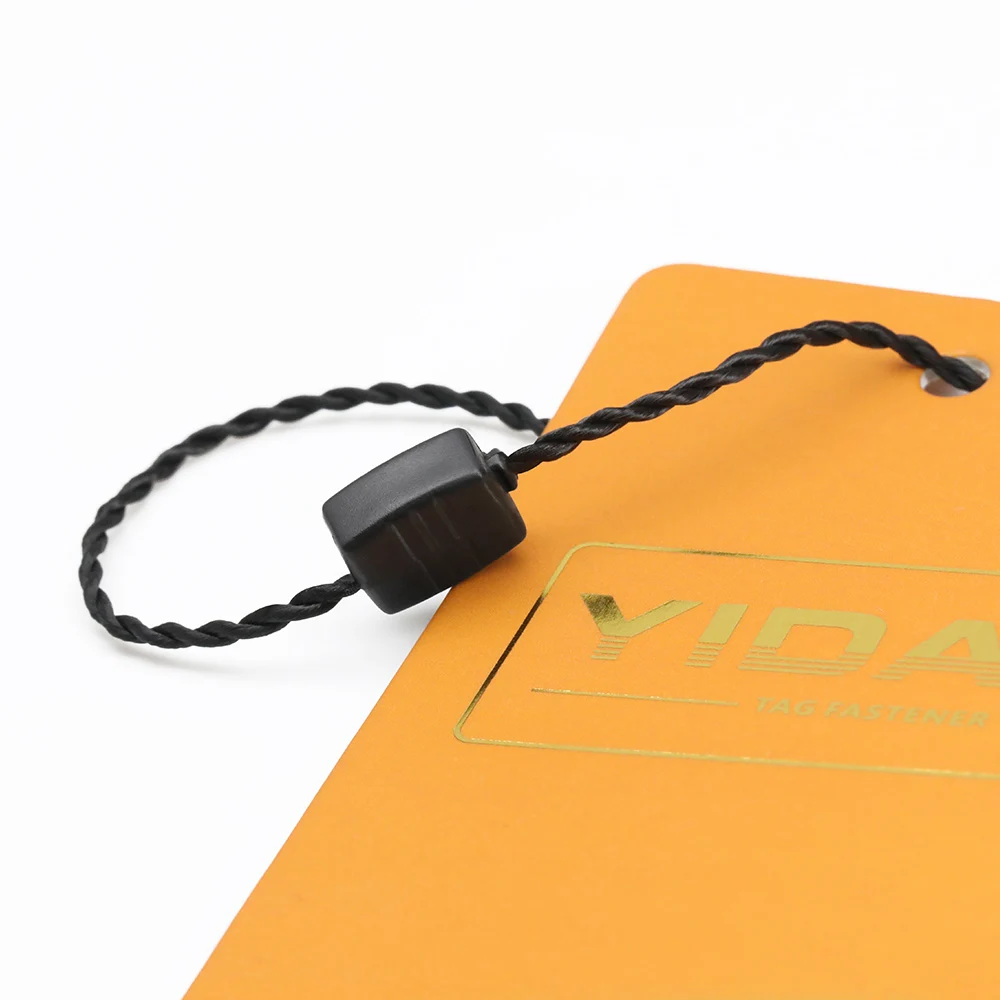 High-quality garments clothing label logo tag fastener apparel tag rope string seal