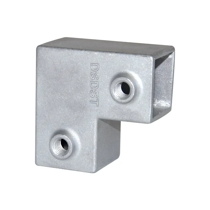 Key Clamp Fittings Pipe Clamp Aluminum Material Square Tube 90 elbow fittings