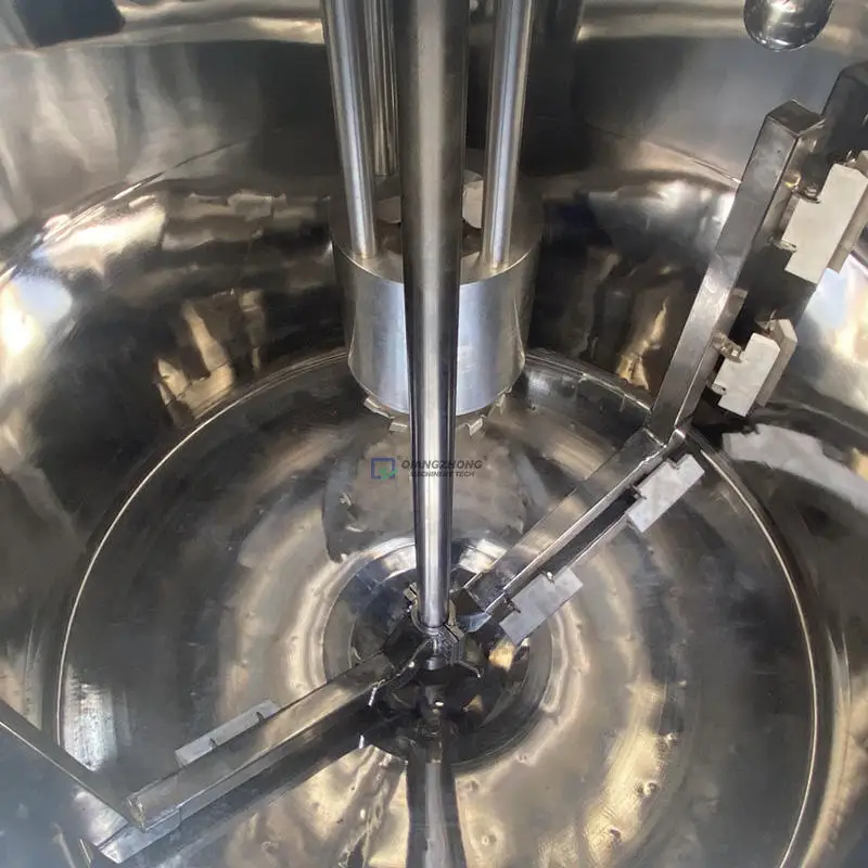 100L Cream Mayonnaise Vacuum Soap Chocolate Sauce Homogenizer for Manufacturing Plants Cosmetic Production Equipment Milk Flour