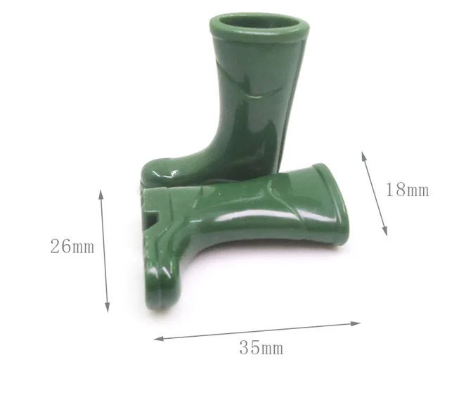 1: 12 Dollhouse mini model bjd miniature toy accessories rain boots shoes tricolor optional