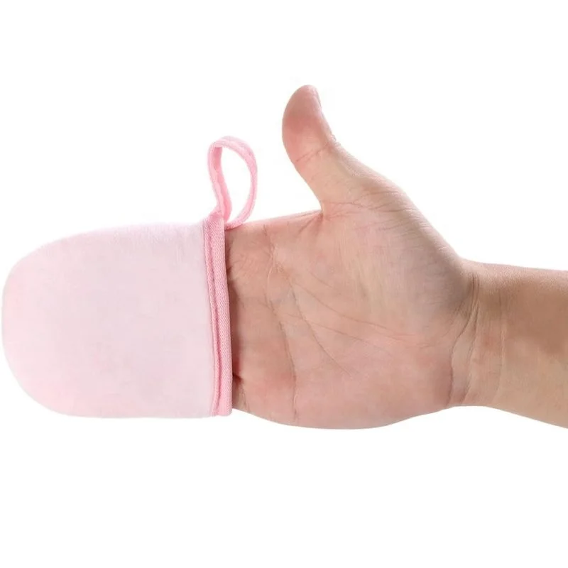 Waterproof Tanning Oil Glove Sunless Tanning Applicator Body Flocking Mitts Essential Oiling Tool Sunbathing Glove Applicator