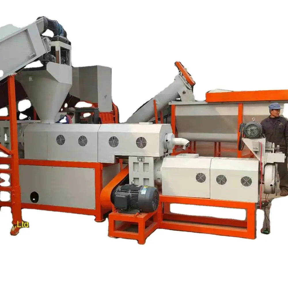 
Recycle Plant Plastic Pelletizer and Granulator Machine High Efficiency Haorui Product 