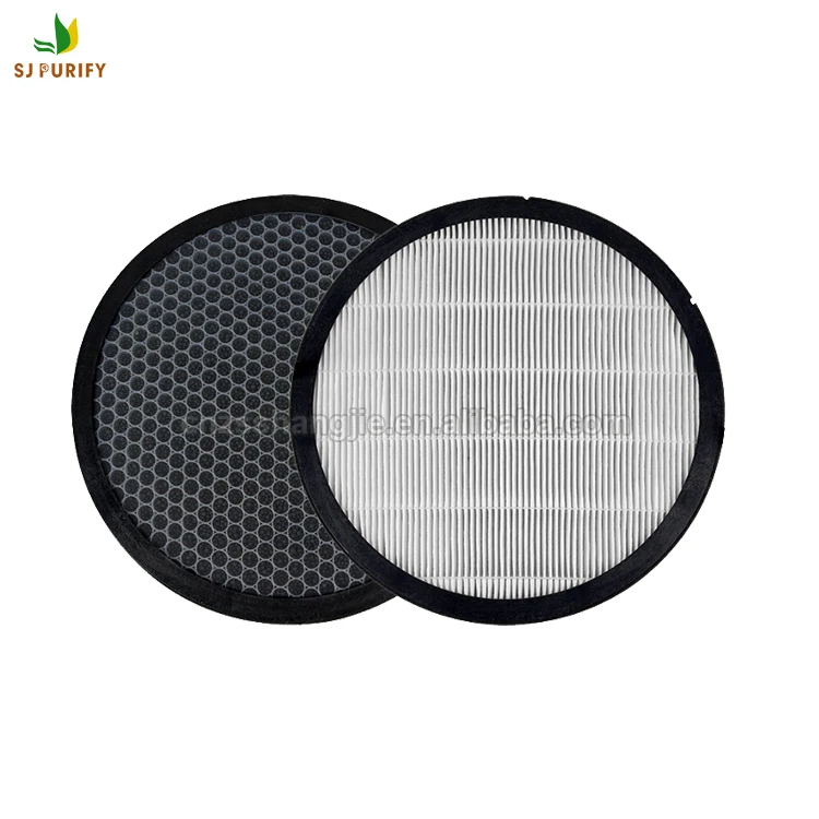 
High efficiency H10 H11 H12 H13 H14 round activated carbon filter sponge HEPA filter replacement 