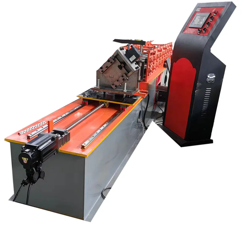 Shape former light keel hat section equipment channel t bar angle omega c u z w purlin roll forming machine