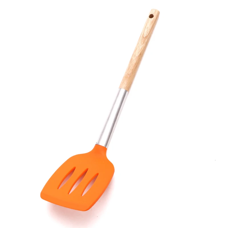 Competitive Price Silicone Large Slotted Flexible Turner