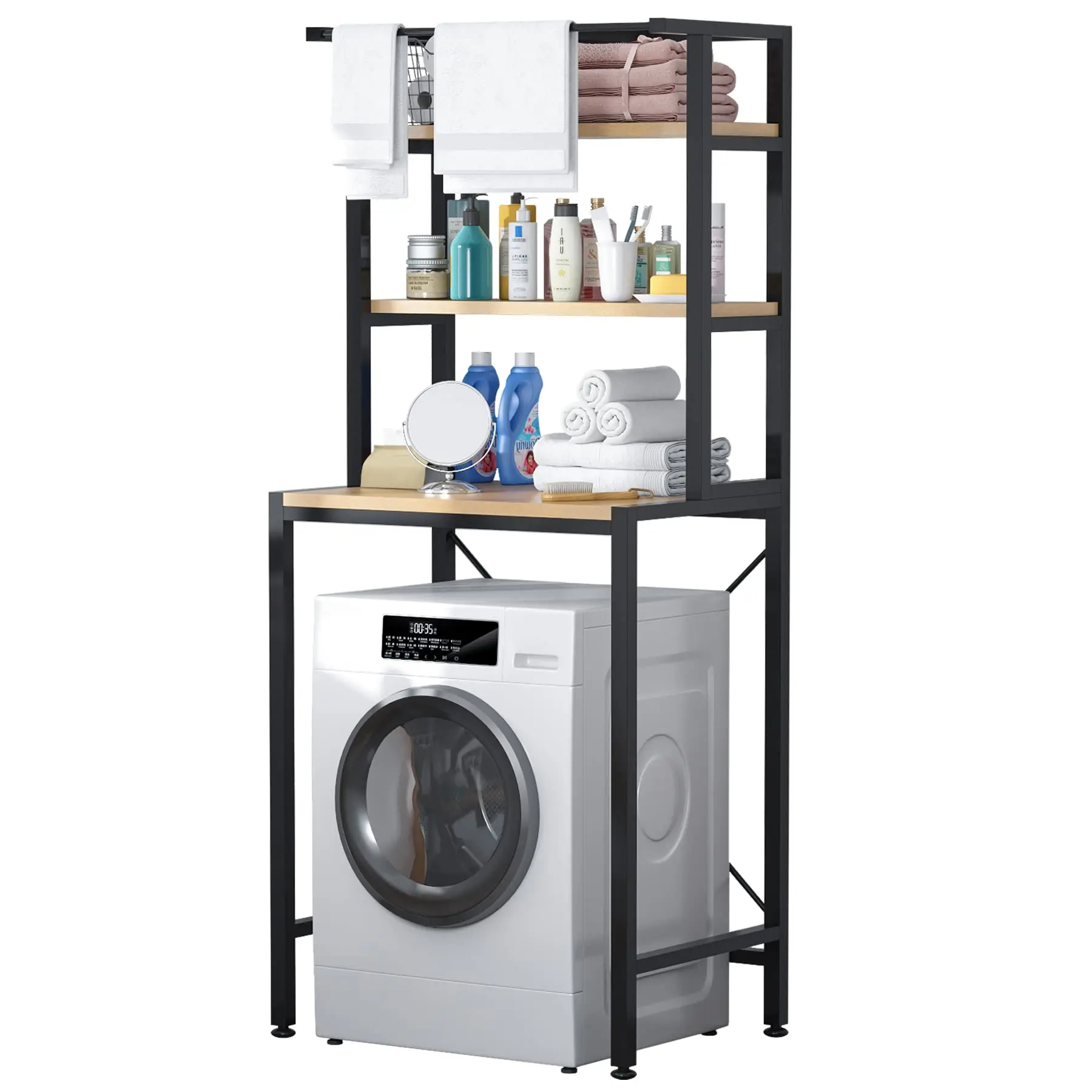 Storage Cabinet for Laundry Rack Bookshelf with Wheels Bookshelf display Space saving Decorate Wall Shelf Used Living Room