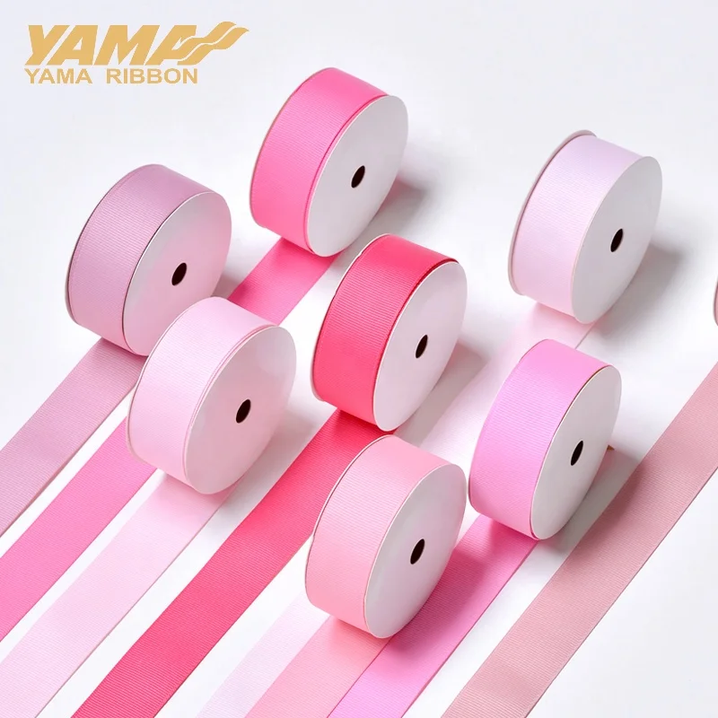 Оптовая продажа с фабрики YAMA подарочная упаковка 1 дюйм 25 мм розовая красная корсажная лента для украшения