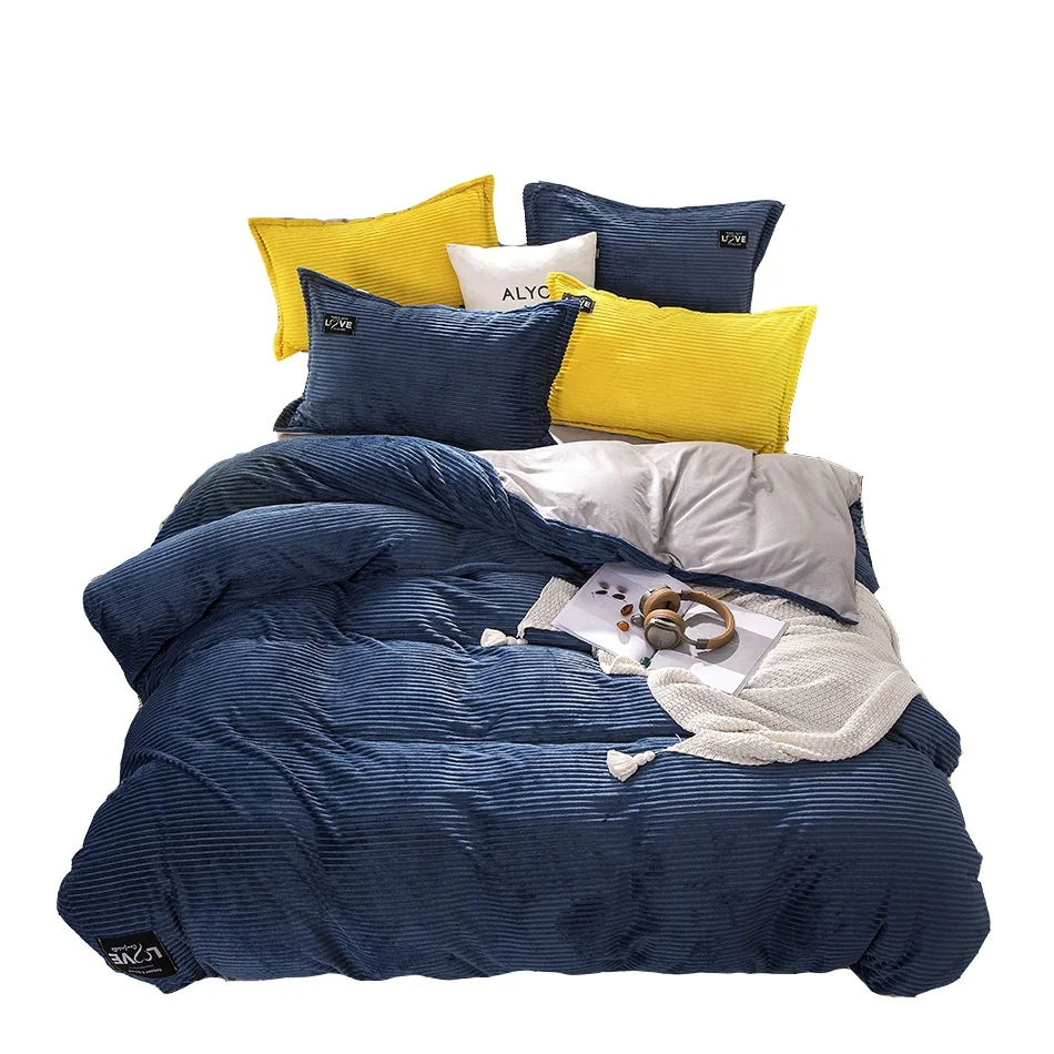 
 3D пазы, дышащий теплый комплект постельного белья, фланелевый пододеяльник, пушистая флисовая ткань, пододеяльник, мягкая приятная для кожи домашний текстиль  