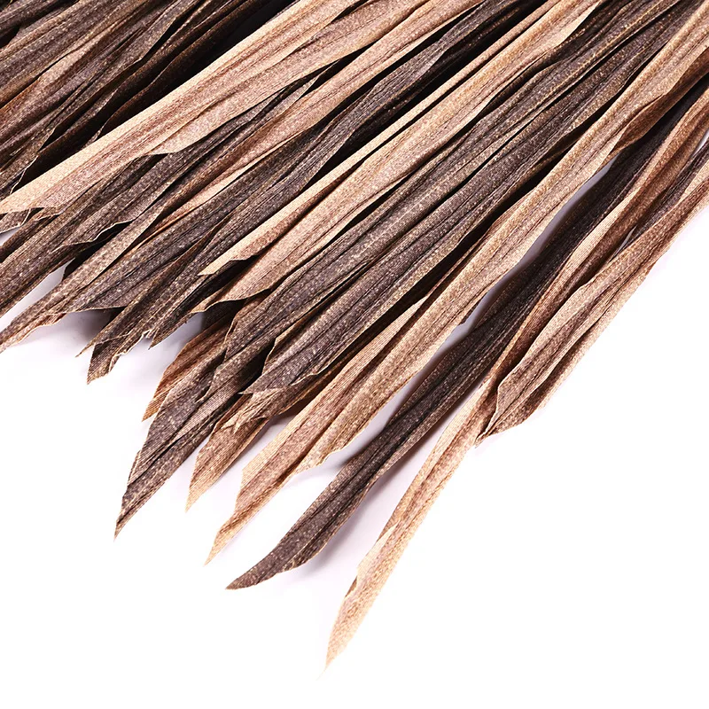 New Simulated Thatch Tile Roof Artificial Straw Fake Grass Flame Retardant and Anti-corrosion Plastic, Scenic Villa Decoration