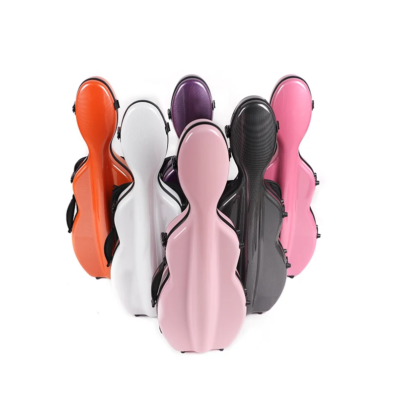 Высококачественый стекловолокный frp Жесткий Чехол для скрипки 4/4 с возможностью нанесения производителем личных G-1003VF