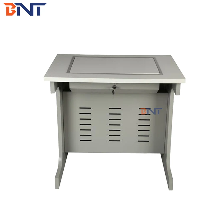 19-22 inch office desk pop up flip computer monitor safety desk