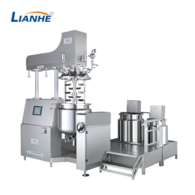 Vacuum Ointment Cosmetic Skincare Cream Paste Gel Shampoo Detergent Stirring Homogenizing Emulsifying Equipment Machine