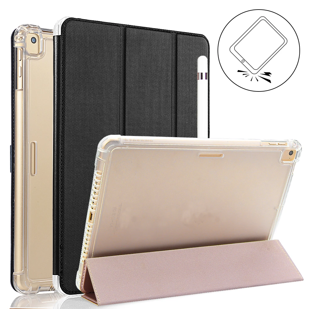 
Новый 10,2 дюймовый чехол для iPad, держатель для карандашей, тройной умный Ультратонкий чехол из искусственной кожи для iPad 7-го поколения, чехлы 