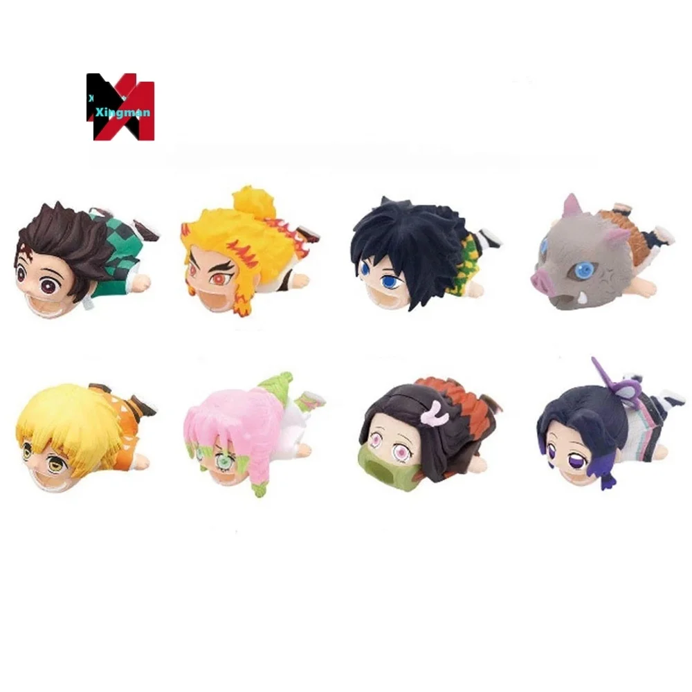 XM Мультяшные ПВХ аксессуары Kimetsu No Yaiba протектор аниме Demoned a Slayer кабель для передачи данных защитный чехол