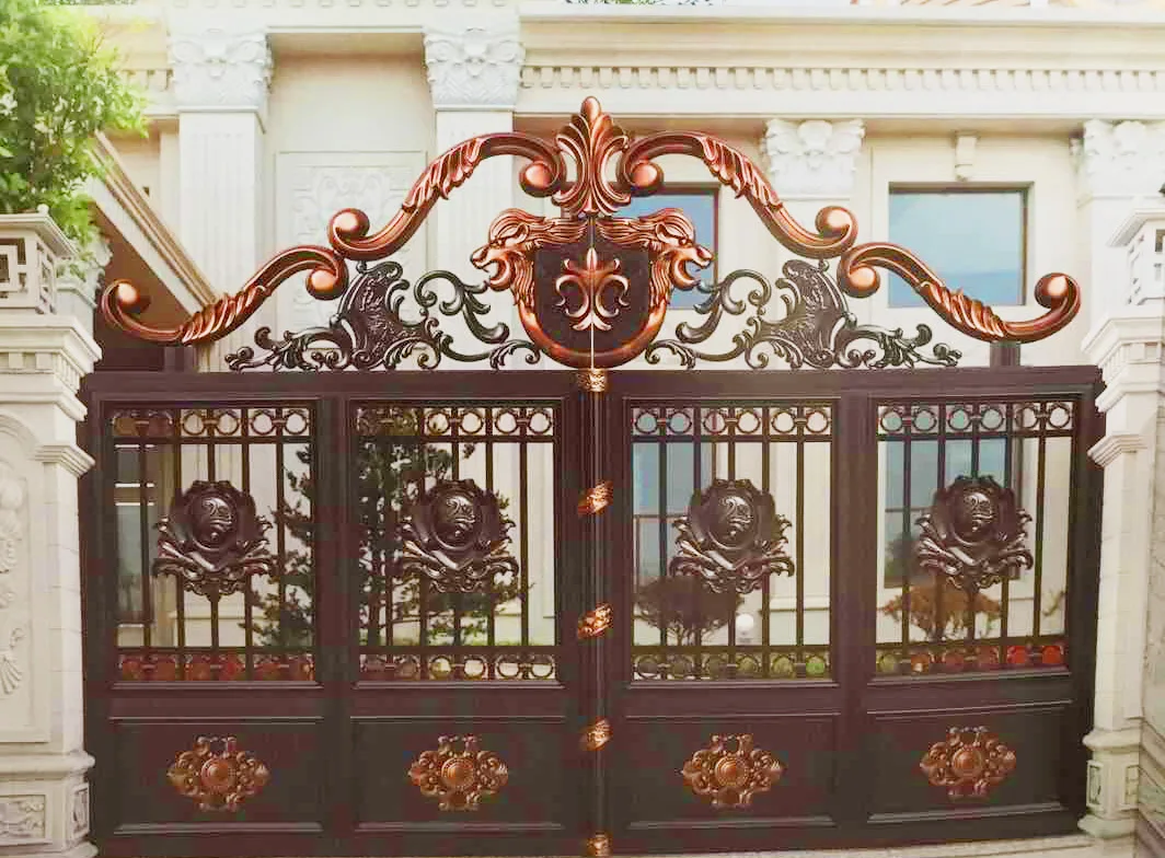 Home residential entrance gate designs for wall compound