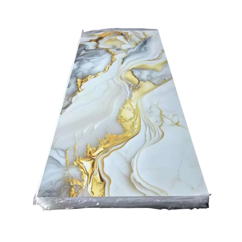 Marble UV Boards Waterproof Lightweight PVC Sheet for Wall Panel Interior Decoration