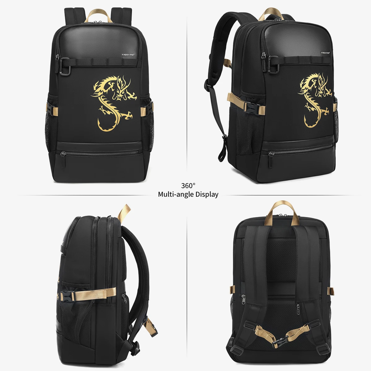 Tigernu T-B9029 black backpack men light Laptop Bags high quality school backpack fashion backpack bag