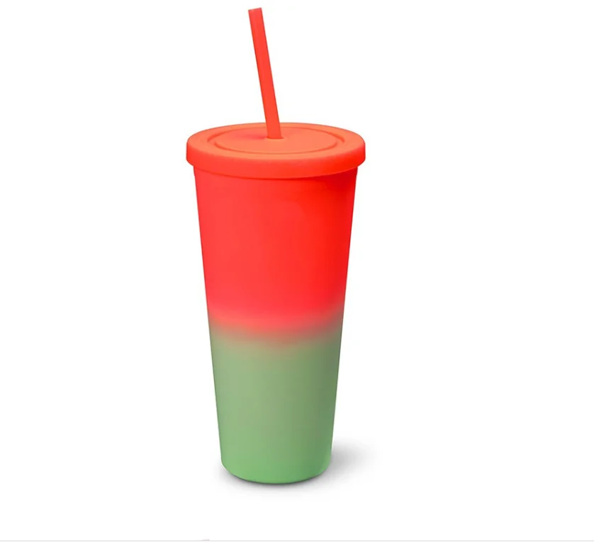 Продажа с завода, различные цвета, различные производители пластиковых бутылок для сока, пластиковая кружка с крышкой