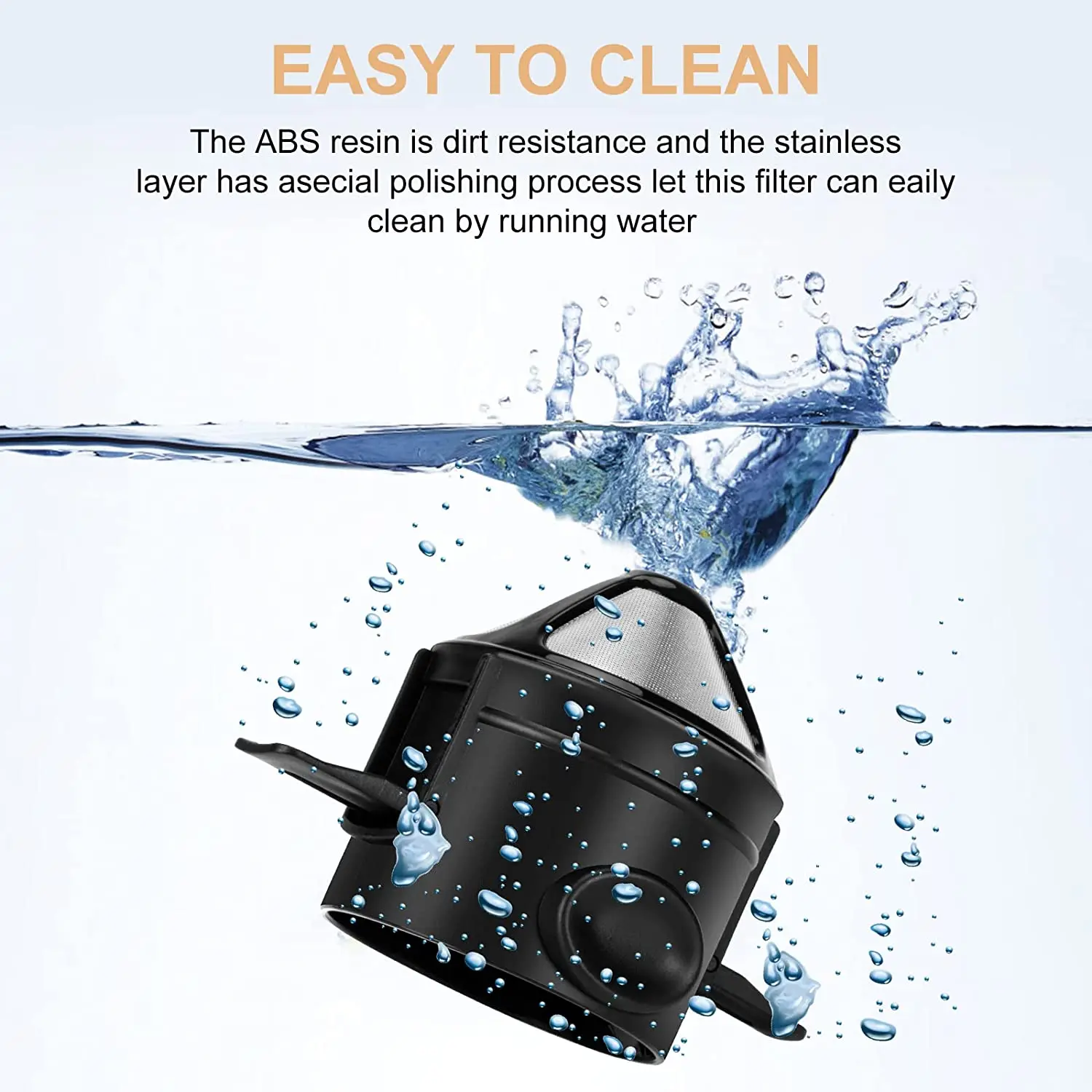 Travel Pour Over Coffee Filter Reusable Paperless Folding Coffee Filter Portable Stainless Steel Coffee Filter