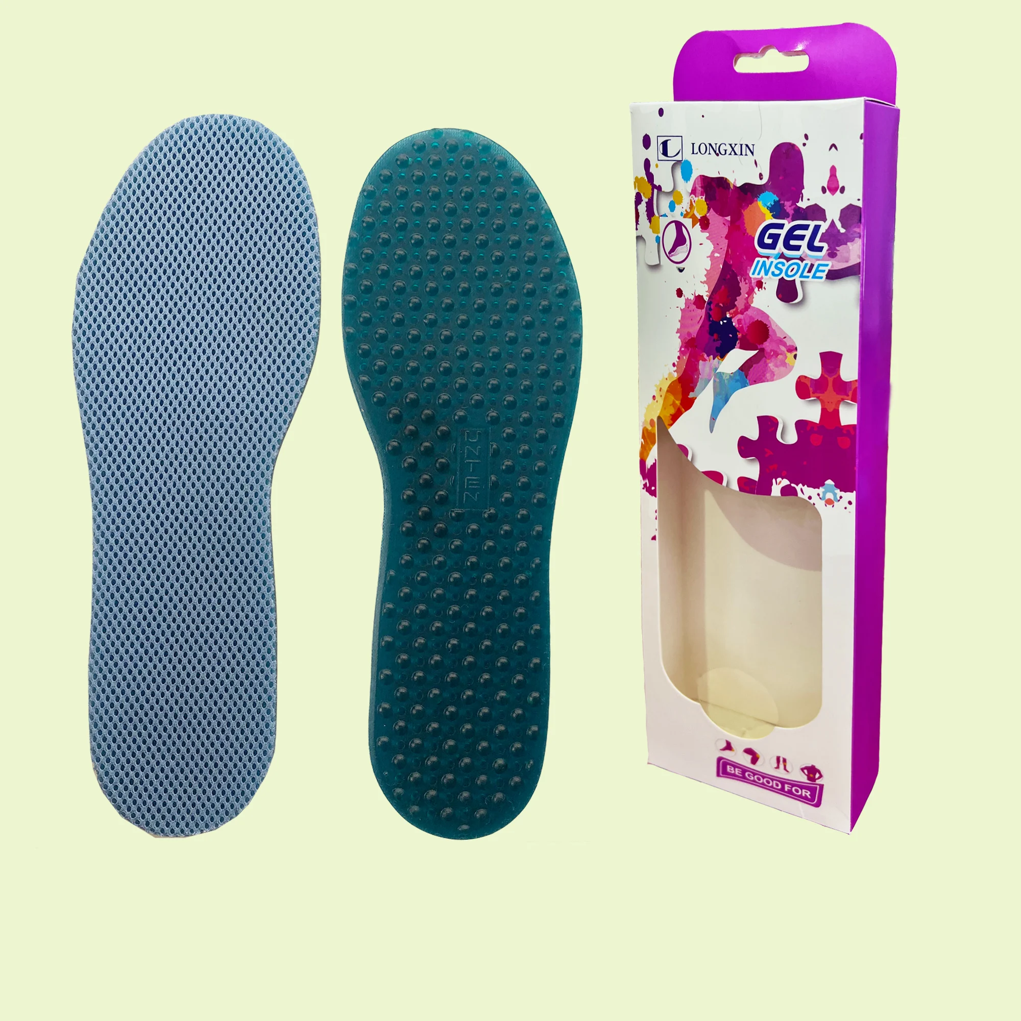 arch support sports soles insoles orthopedic cushion silicone insoles for shoes