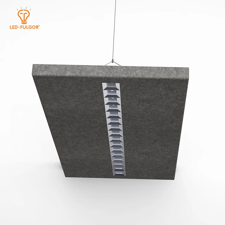 LED FULGOR DALI dimming pendant decorative PET felt Acoustic office LED light lamps