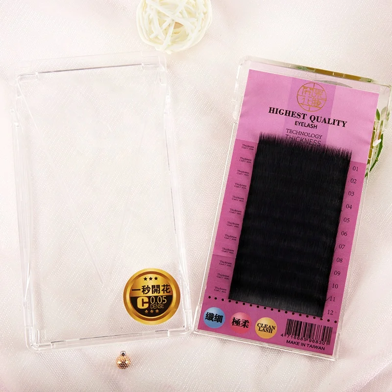 Easy Blooming Eyelash Extension 0.03 0.05 0.07 Automatic Easy Fan Eyelashes