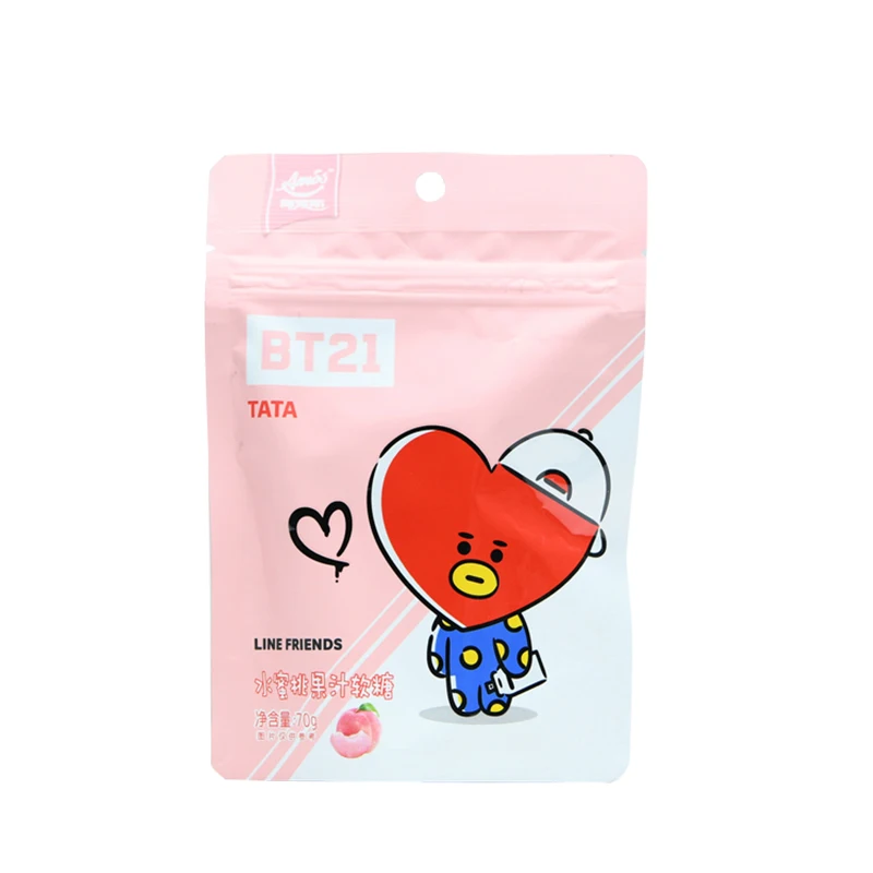 
Candy snack food packaging bag stand up pouch 