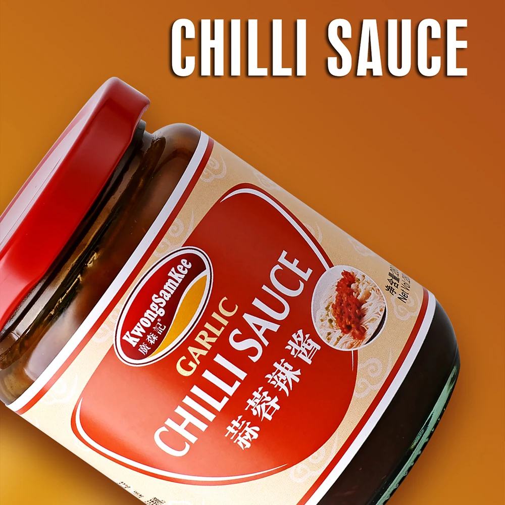 Stir Fry Seasoning Sauce Chili Pepper 280G Cooking Bbq Seasoning Fresh Garlic Chili In Glass Bottle