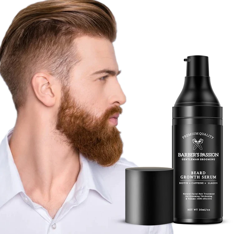 Arganrro Vegan And Sulfate Free Herbal Beard Growth Serum With Your Own Logo