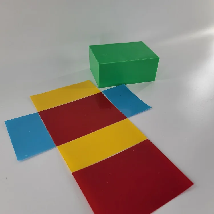 Mathematics teaching aids geometry unfolding cuboid frame